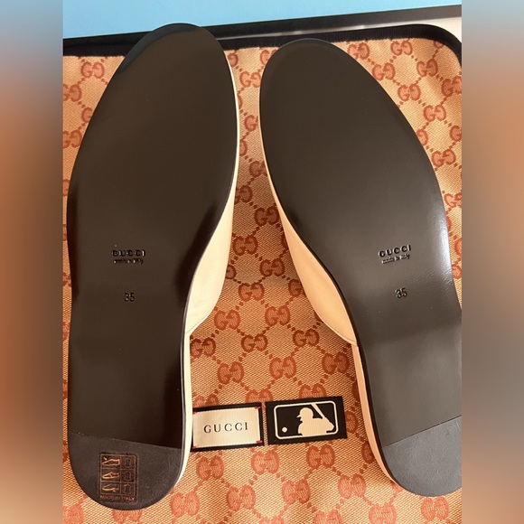 ⚾️🗽 Limited Edition NY Yankees Gucci Princetown Mules🗽⚾️ - Picture 4 of 9